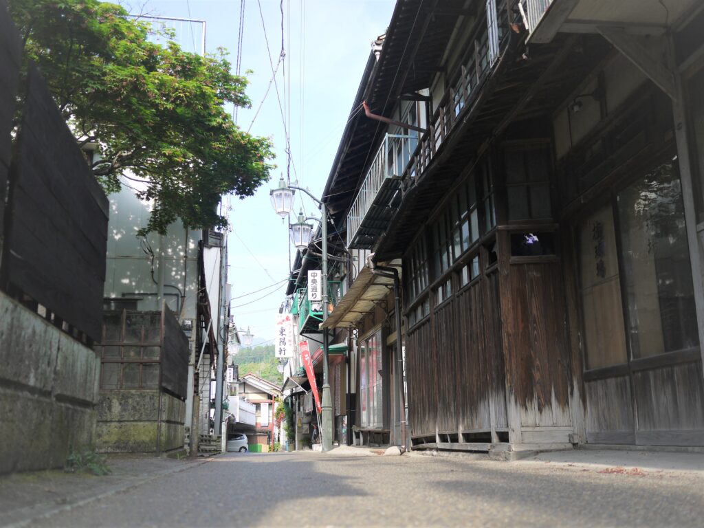 下仁田町の昔ながらの街並み
